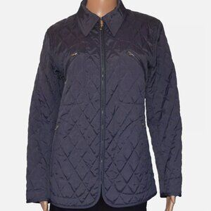 ALLEGRI Giaccone Donn Lilac Quilted Full Zip Jacket Size M